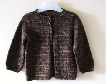 Leonie Cardigan Knitting Pattern PDF File 0-8 years