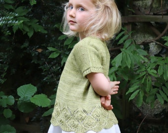 Apple Tee PDF Knitting Pattern - Sizes 6m - 10 yrs