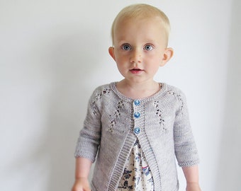 Fairy Dust Cardigan PDF Knitting Pattern - Sizes 3 months - 6 years