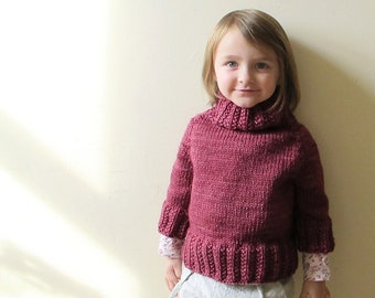 Hot Chocolate Sweater PDF Knitting Pattern - Sizes 1 - 10 years