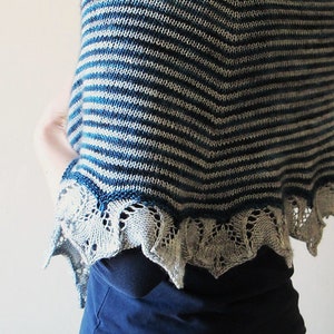 Vintage Bouquet Shawl PDF Knitting Pattern