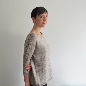 Jasmine Sweater PDF Knitting Pattern - Sizes 31 inches - 53 inches