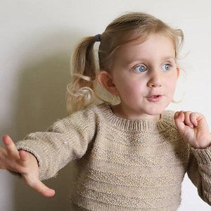 Making Tracks Sweater PDF Knitting Pattern - Sizes 3 Months to 12 Years