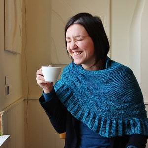 Deep Water Shawl PDF Knitting Pattern