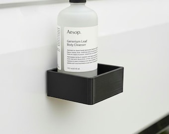 Suporte magnético para sabonete e gel de banho – à prova de ferrugem e resistente ao calor – ideal para campistas, vans e autocaravanas.