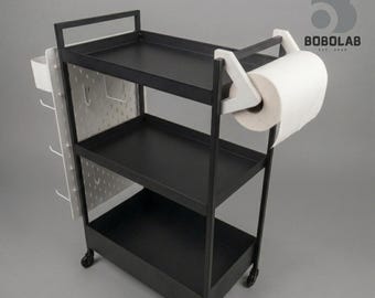 Suporte de papel toalha de encaixe para IKEA NISSAFORS – suporte para rolo de cozinha sem furos – acessório para carrinho de servir