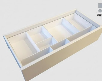 Caixas Organizadoras IKEA EKET | Conjunto de 8 caixas | Compatível com EKET 70 cm | Sistema de organização de gavetas e compartimentos