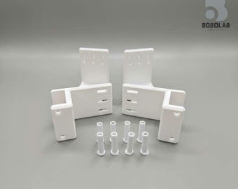 IKEA Ivar Skadis Adapter Set (4 pieces) | Mounting bracket for pegboard on Ivar shelf | IKEA Hack |