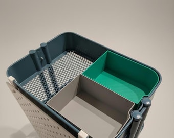 Conjunto Organizador IKEA RÅSKOG | Caixas organizadoras | Divisórias personalizadas para carrinhos de servir | Vários tamanhos