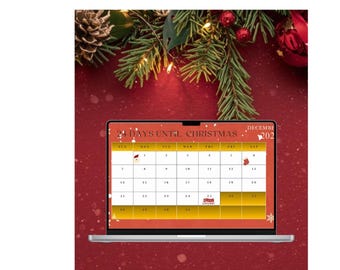 24 Days Until Christmas Printable | Holiday Planner | Christmas Advent for Adults & Teens