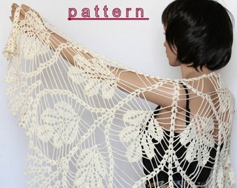 Crochet Shawl Pattern Wedding Shawl Wrap Shawls Crochet Pattern Crochet Shawl Wrap