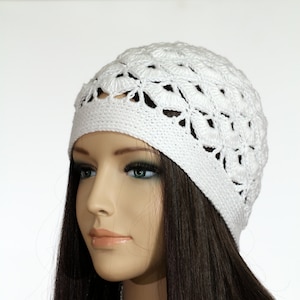 Hat PDF Pattern Hand crochet Caps Bow Hat Pattern Crochet Sun Hat Crochet Vintage Hat Women’s Crochet hat pattern Crochet Gift for Her
