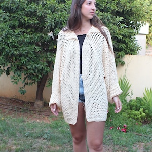 Shrug Cardigan Sweater Pattern Crochet Vest Lace cardigan pattern summer cardigan pattern  Crochet Pattern Cardigan sweater