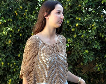 Cape Crochet Pattern Lacy Pelerine Pattern Wedding Shawlette  Shoulder Shawl Lace Shawlette Shoulder Cover UP Caplet pattern Christmas