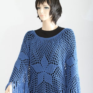 Poncho Pattern PDF Cape Pattern Crochet Shawl Women&#39;s Poncho Easy Crochet Pattern Crochet Cape Pattern Vintage Granny Square Poncho Crochet