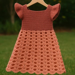 Crochet dress for 2-3 years-old girl pattern Crochet Lace Dress Pattern Girl Crochet dress  pattern Girls Crochet toddler girls dress