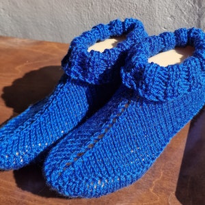 Slippers for Adult Slippers Tutorial Slipper Socks Ladies Slippers Knitting Pattern  Ladies Basic Slipper Knitting Pattern