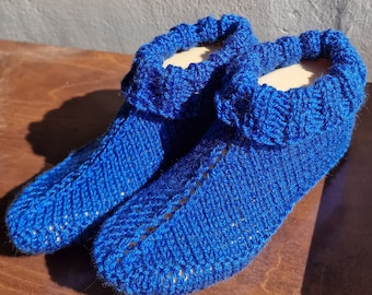 Slippers for Adult Slippers Tutorial Slipper Socks Ladies Slippers Knitting Pattern  Ladies Basic Slipper Knitting Pattern