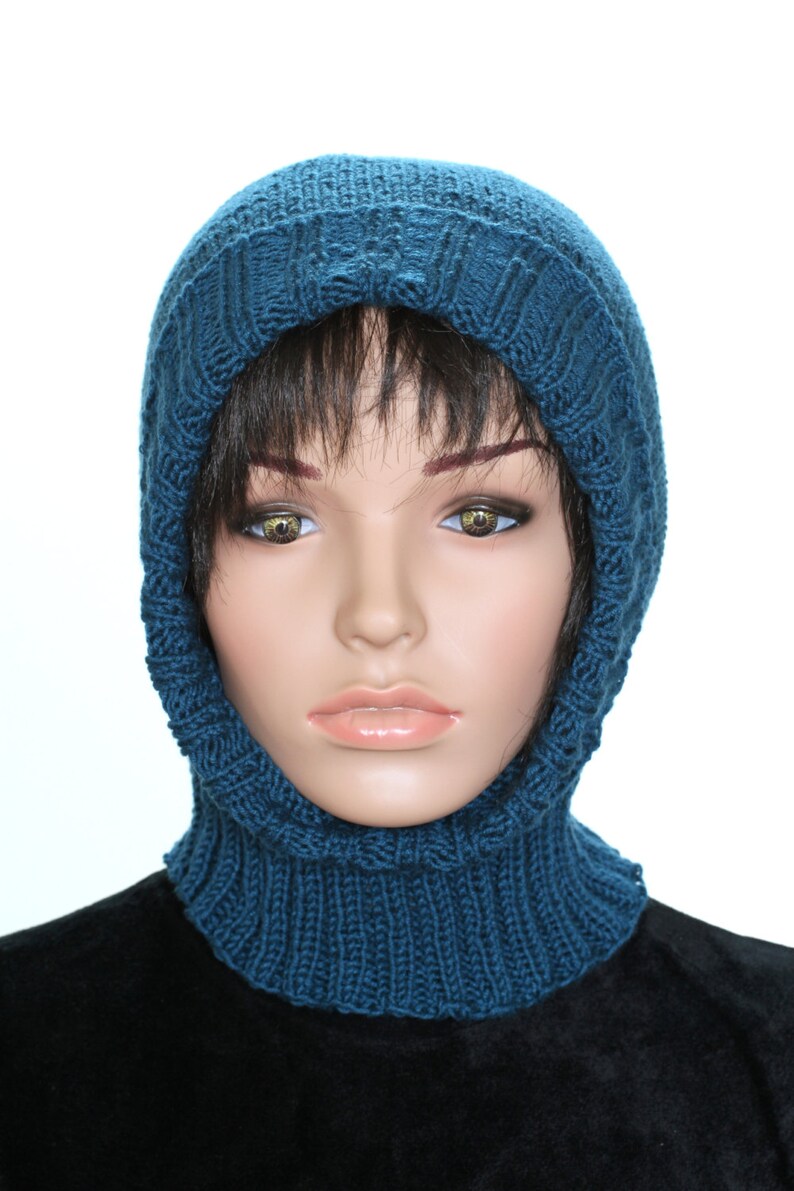 Knitted Helmet Pattern Knitted Winter Cap Pattern Ski Mask Etsy UK