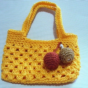 Girl's Crochet Purse PDF Pattern, Tote Bag Crochet Pattern, PDF ...