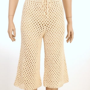 Crochet Pants pattern Summer pants tutorial Beach pants beach cover up Beach Pants Crochet pattern Girls  pattern Lace Pants pattern