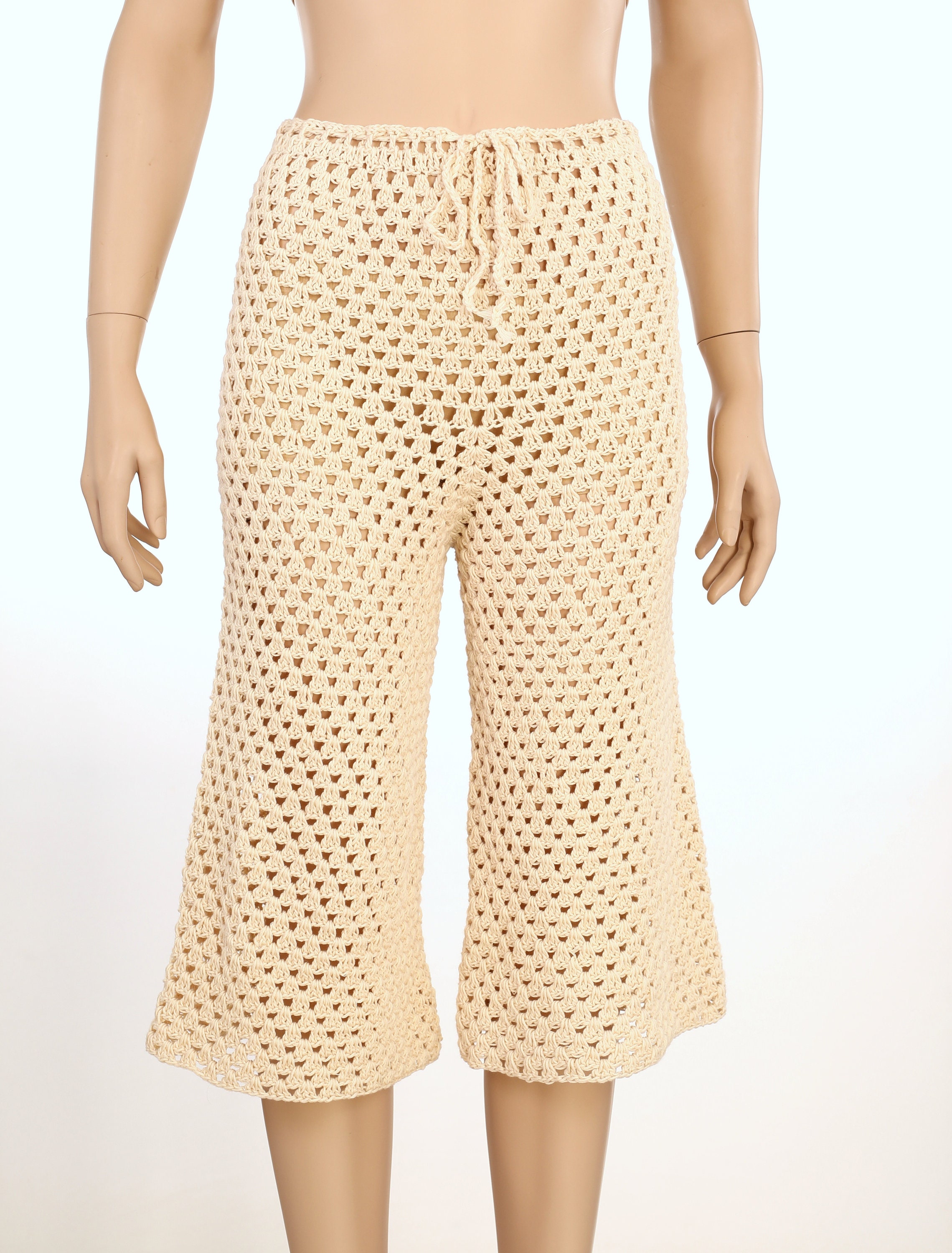 Crochet beach pants discount