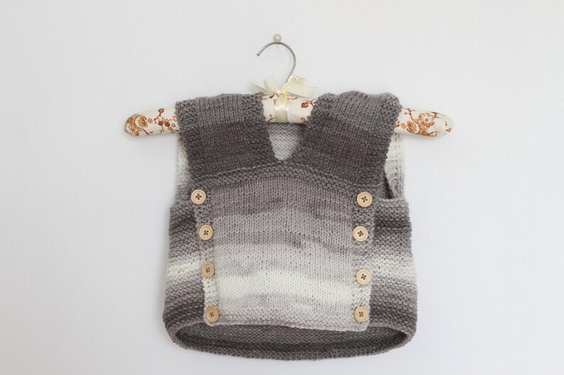 Baby Sweater Vest Knitting Pattern PDF Easy Baby Vests Etsy
