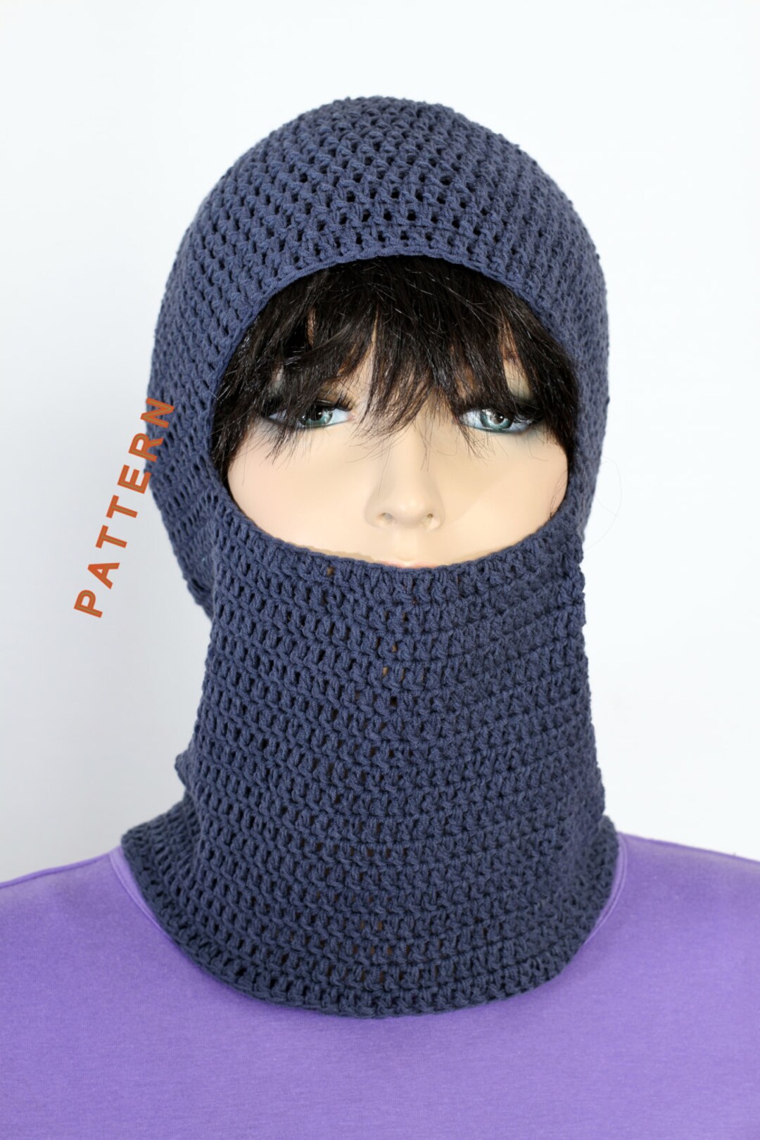 Crochet Ski Mask PDF Pattern Hand Crochets Balaclava Pattern Etsy