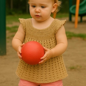 Crochet Lace Dress Pattern Baby Crochet Dress Size 6-12 months pattern Girls Crochet toddler girls dress Crochet Baby Dress Pattern