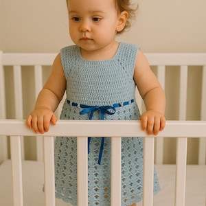 Baby Dress pattern Crochet Toddler Dress Pattern 12-18 monthsEasy to Make Crochet Lace Dress Pattern Girl Crochet dress