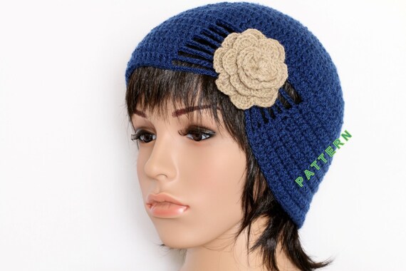 CROCHET PATTERN Hat Cap Tutorial Summer Hat Pattern Wide  display picture 1