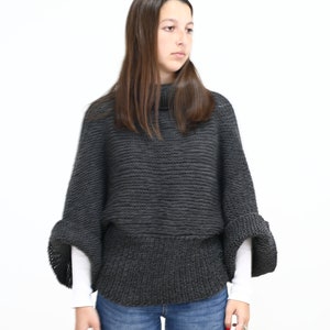 Knit Brioche Sweater pattern Knit Sweater pattern Knit Cardigan Easy Knitting  Shrug Sweater  Knit Cardigan