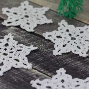 Christmas ornaments Crocheted Star Snowflake PDF Hand crochets Star Snowflake Tutorial, Snowflake Patterns image 1