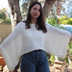 Knit Brioche  Sweater pattern Knit  Shrug Pattern Knitted Bolero Shrug Top  pattern  Knit Pullover Pattern  Knit Sweater