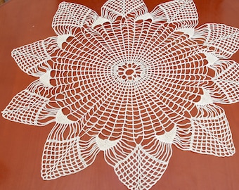 Crochet Table Doily Tablecloth Pattern Crochet Written Instruction Center Piece Lace Tablecloth Home Décor Crochet Table Cloth