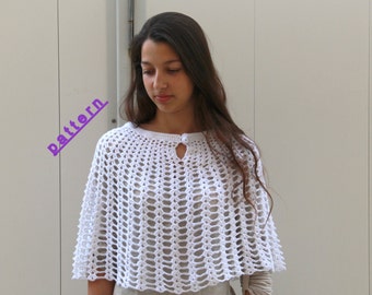 Crochet Pelerine Pattern Handmade Poncho Crochet Sweater Tutorials Poncho Pattern Crochet Poncho Cape Pattern