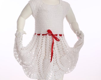 Crochet Baby Dress Pattern   Baby Girl's Clothing Girl Crochet Dress Crochet dress pattern Girls Crochet Toddler Baby Girl's Clothing
