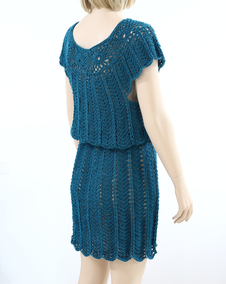 Dress Crochet Pattern Dress Cover-up Women's Evening Dress - Etsy