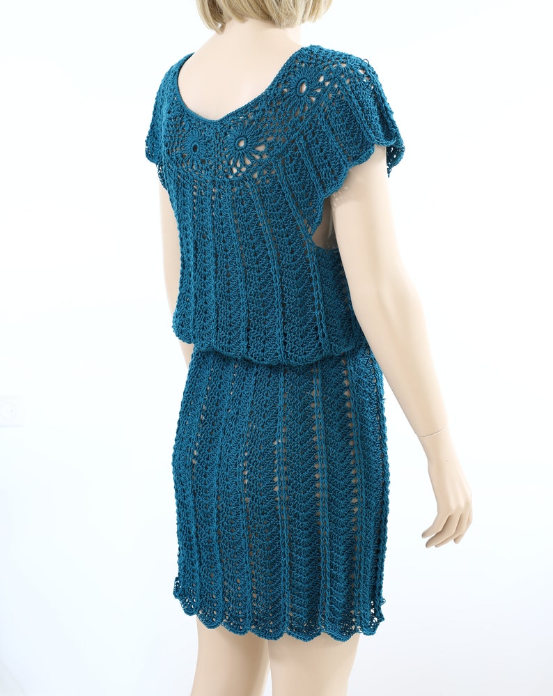 Dress Crochet Pattern Dress Coverup Women's Evening Dress Etsy