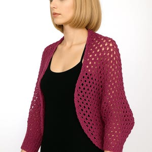 Shoulders Cover Up Knitted Bolero Shrug pattern PDF Vest pattern Shoulder Shrug  Shoulder Wrap Sleeves Bolero Short Sweater