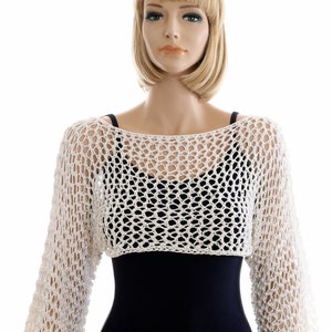 Knitted Bolero Knit Cropped shrug Pattern Shrug Top  pattern pdf Knit pullover Pattern Knit Brioche  Sweater pattern Easy Knit Sweater