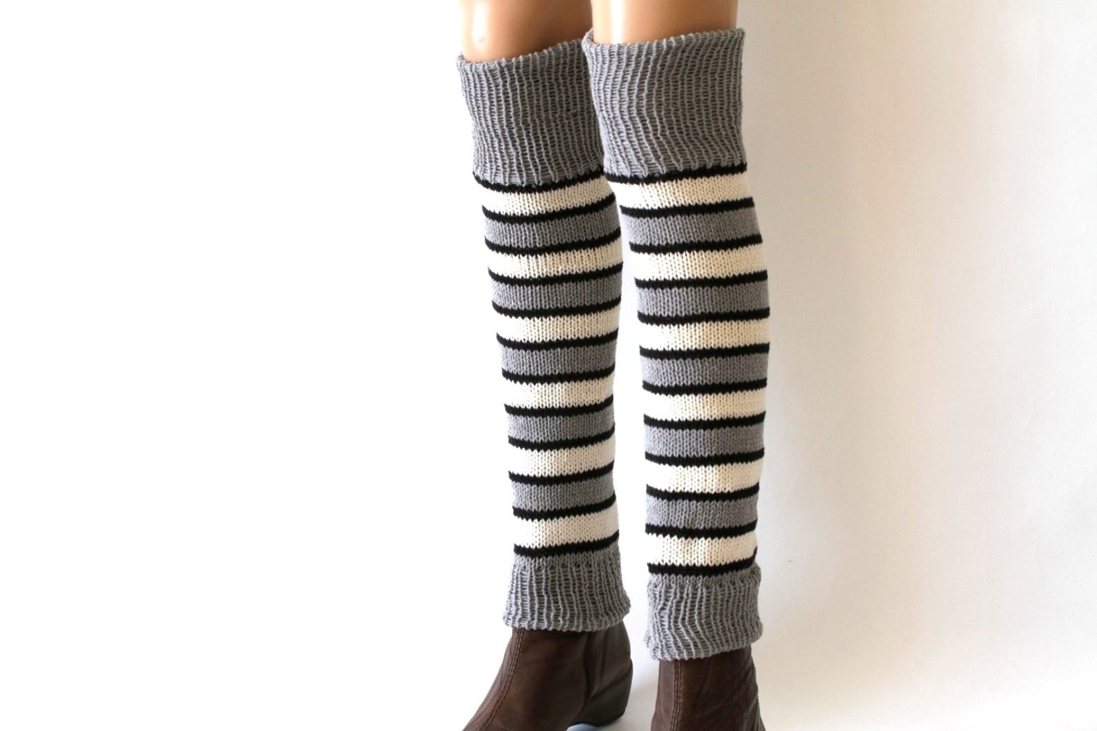 Leg Warmer Knitting Tutorial Toeless Socks PDF Pattern Etsy