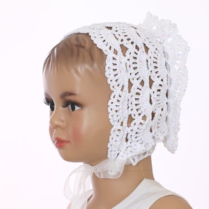 Baby Hat Crochet Pattern Baby Beanie Lace Baby Bonnet Crochet Hat Children Infant Hat How To Hat Patterns Fast and Easy Crochet Pattern