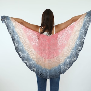 Lace shawl pattern Shawl pattern Wedding shawl Knit shawl Pattern Tutorial Women&#39;s wrap pattern Instant download