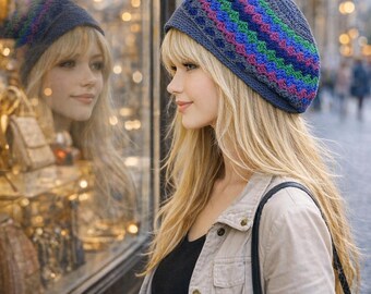 Crochet Beret Pattern Crochet Pattern Crochet Beret Hat Crochet