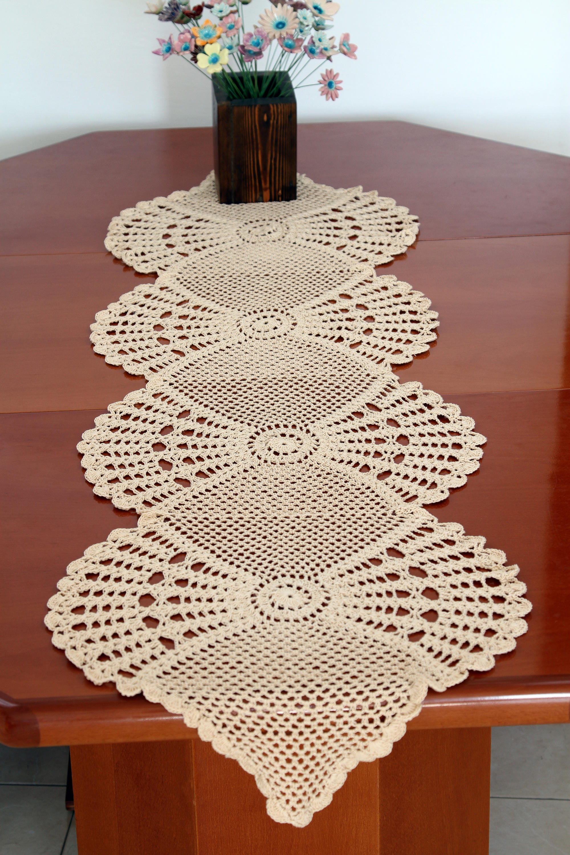 Table Runner Pattern Crochet Table Runner PDF Written | Etsy