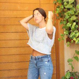 Knitting Pattern Design Lace Summer Top Pattern PDF Vest Pattern Top Lace Sweater Knitting Pattern Women