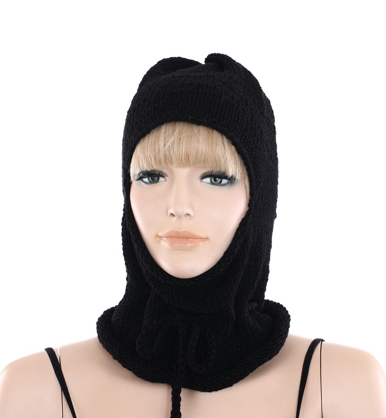 Ski Mask Patterns Hand Knit Winter Cap Tutorial Knitted Winter Etsy