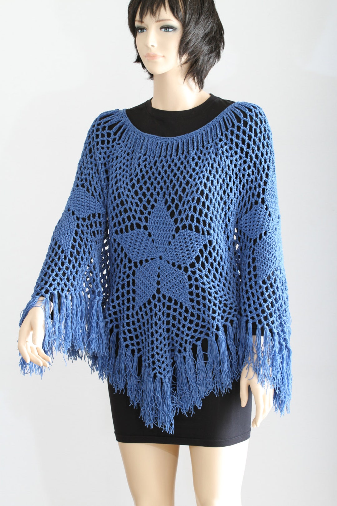 Poncho Pattern PDF Cape Pattern Crochet Shawl Women's Poncho Easy ...