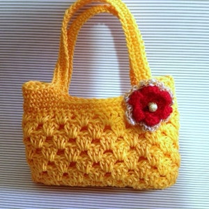Girl's Crochet Purse PDF Pattern Tote Bag Crochet - Etsy